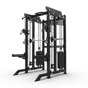 Máquina de Gimnasio <span class=keywords><strong>Multifuncional</strong></span> Crossmax Commercial All-in-One Power Rack con Entrenador Funcional y Relación 2:1 de Intercambio Frontal y Trasero - Product Image 4