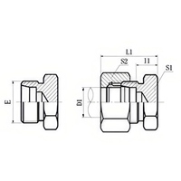 Enchufe macho NPT duradero de 1/2 pulgadas en aluminio, ligero, de igual forma para uso sanitario, técnicas de fundición personalizables OEM