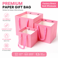 Sacs fourre-tout carrés biodégradables pour fleuristes, cadeaux, pâtisseries, plats à emporter et emballages de bouquets - Impression offset disponible en gros