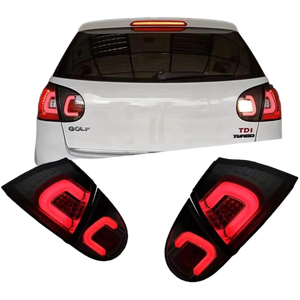 Lắp ráp Đèn Led Đuôi Ba hình chữ C cho <span class=keywords><strong>VW</strong></span> Golf MK5 2003 - 2008 | nâng cấp tín hiệu rẽ tuần tự động - Product Image 1