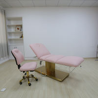 Salon de beauté moderne réglable corps complet rose visage cosmétique Thai électrique Spa Table lit de Massage