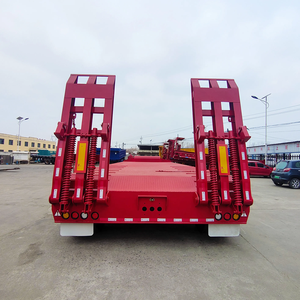 Remolque de plataforma baja hidráulica de 1-2 toneladas para trabajo pesado con cuello de cisne, 12.5x2.5x1.5m, Shandong Fengniao - Product Image 5