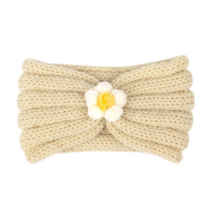 <span class=keywords><strong>Diadema</strong></span> elástica para niñas recién nacidas de invierno 2021, <span class=keywords><strong>diadema</strong></span> de punto barata con turbante de lana con <span class=keywords><strong>flores</strong></span>, <span class=keywords><strong>diadema</strong></span> para bebé - Product Image 5