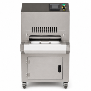 Presse à viande hydraulique 220V pour l'aplatissement des côtelettes de porc, machine de traitement des poitrines de poulet et des steaks de porc - Product Image 1