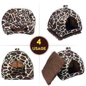 Casa para Cobayas y Cama Cálida de Invierno para Conejos, Cama Antideslizante para Animales Pequeños, para Conejos Enanos/Chinchillas - Product Image 4