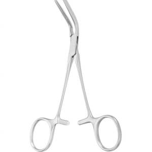 Pince bouledogue à poignée annulaire en acier inoxydable, faible MOQ, vente en gros 45 °   Instruments chirurgicaux angulaires certifiés CE Classe I, manuels - Product Image 5