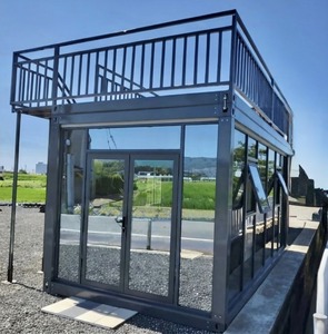 Rooftop + washroom 20FT Container Pod, Adjustable Mobile accessory building-New - Product Image 1