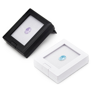 Bán buôn xách tay Acrylic hộp đồ trang sức nhựa hiển thị lưu trữ Organizer trường hợp cho đá quý cho đá quý đá lưu trữ - Product Image 2