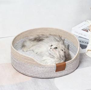 <span class=keywords><strong>Best</strong></span> Seller Handwoven dört mevsim nefes doğal Rattan kedi hamak tırmalama ped koruyucu Pet yatak köpekler için OEM - Product Image 5