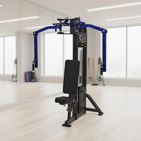 Machine de musculation double fonction pour pec fly et développement des deltoides arrière, équipement professionnel de fitness pour la poitrine et le dos