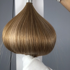 ขายส่งจากโรงงาน ผมต่อแบบรัสเซีย Double Drawn ชนิดมองไม่เห็นรอยต่อ Genius Weft คุณภาพพรีเมียม ผมแท้ 100% - Product Image 1