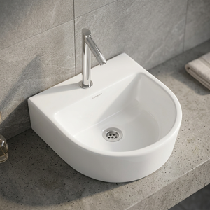 Lavabo de table en céramique décorative de qualité export, en porcelaine, pour lavage des mains, provenant d'Inde, article sanitaire, à poser sur comptoir - Product Image 6
