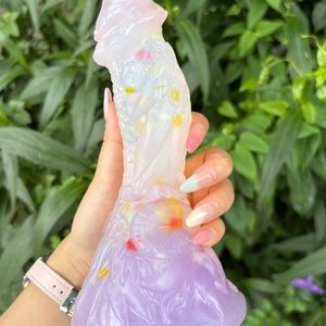 FAAK Colorful <b>Dildo</b> Fantasy Anal Plug g Spot Vagina Clitoris Stimulator Female Masturbate Cute <b>Dildos</b> for Women - Product Image 2