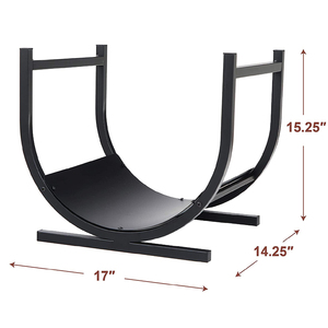 JH-Mech Supports de rangement pour bûches de cheminée en acier pour intérieur et extérieur personnalisés - Product Image 2