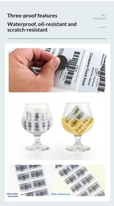 Custom pet stickers: silver <b>labels</b>, matt silver self-adhesive <b>labels</b>, oven-safe, high- and low-temperature resistant self-adhesi - Product Image 6