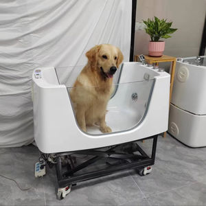 حوض استحمام كهربائي للحيوانات الأليفة من PetFit مصنوع من الأكريليك للكلاب الكبيرة - صديق للبيئة ومتعدد الوظائف للاستخدام في صالونات التجميل والحمامات - Product Image 1