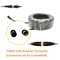 12V/24v véhicule inverse voiture 1080p AHD radar visuel numérique hôte aide aux angles morts capteur de stationnement détecteur Kit système pour camion de Bus