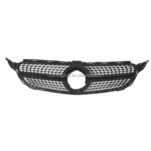 Grille avant <span class=keywords><strong>diamant</strong></span> argent noir ciel étoile Style <span class=keywords><strong>calandre</strong></span> pour <span class=keywords><strong>Mercedes</strong></span> Benz <span class=keywords><strong>classe</strong></span> <span class=keywords><strong>C</strong></span> <span class=keywords><strong>W205</strong></span> Version inférieure 2019 2020 2021 2022 2023 - Product Image 3