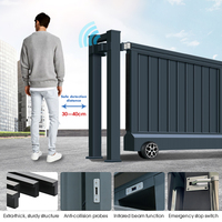Porte coulissante pliante en aluminium sur mesure professionnelle, porte d'entrée automatique pliante coulissante pour ferme et manoir