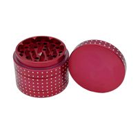 Broyeur à herbes et tabac en alliage d'aluminium de qualité supérieure, forme personnalisée, avec dents, pour accessoires de fumage, OEM ODM LOGO