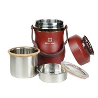 Termo de Acero Inoxidable, Mantiene la Temperatura Durante Horas, Recipiente Térmico para Alimentos Calientes y Fríos, Termo Aislado para Alimentos
