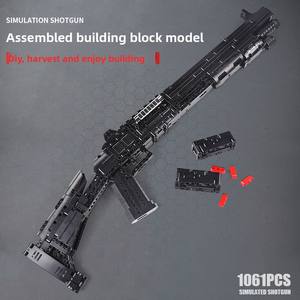 NUEVO Modelo <span class=keywords><strong>King</strong></span> 14003 Juguete Educativo Modelo 1:8 Bloques de Construcción Escopeta de Plástico Regalo para Niños Adolescentes Inspirado - Product Image 2