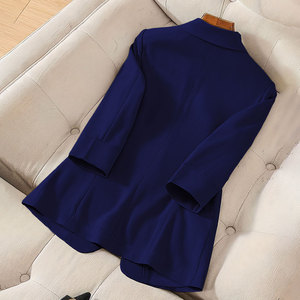 Nueva chaqueta tejida <span class=keywords><strong>para</strong></span> <span class=keywords><strong>mujer</strong></span> <span class=keywords><strong>para</strong></span> primavera otoño-OL ropa <span class=keywords><strong>de</strong></span> <span class=keywords><strong>oficina</strong></span> Slim Fit botón único flocado bordado manga completa profesional - Product Image 2