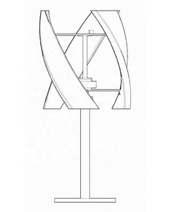 X Loại <span class=keywords><strong>Vertical</strong></span> Axis gió Máy phát điện giá 600W 1kw <span class=keywords><strong>1.5KW</strong></span> 2kw 3KW 5KW 3 cái 2 năm 1M 650W CE/IEC/EMC 300w-5kw 0.618M CN;SHN - Product Image 5
