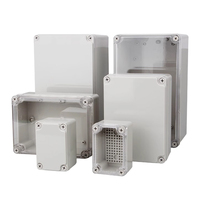 Boîtier électronique extérieur étanche en plastique Boîte de jonction de fils de câbles Boîte de distribution de bornes MCB de haute qualité OEM