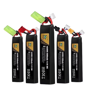 TERANTY 11.1V Caoutchouc Lipo Batterie 2500mAh 2800mAh 30C 3S Mousse Matériel pour Airsoft <span class=keywords><strong>BB</strong></span> Air Pistolet Électrique Jouets Pistolet À Eau Pièces - Product Image 1