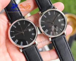 Longnes Bracelet en Cuir de Haute Qualité 40mm Minimaliste Fin avec Logo Personnalisé Design Simple pour Hommes et Femmes Longinesing - Product Image 5