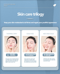 Oferta Económica, Nuevo Equipo de Belleza, Vaporizador Facial de Tamaño Pequeño para Hidratación de la Piel, Vaporizador Facial con <span class=keywords><strong>Ozono</strong></span> Frío y Caliente con Lámpara - Product Image 4