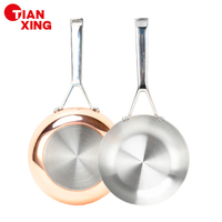 Ensemble de casseroles en acier inoxydable de qualité supérieure TIANXING, 3 couches, or rose, induction, casserole, cuisine, ensemble de casseroles et poêles