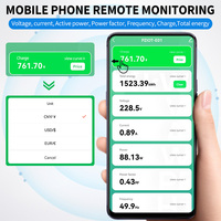 Peacefair IOT Smart Life App Télécommande AC Din Rail Puissance Énergie KWH Compteur Monophasé WIFI Charge Électricité Wattmètre