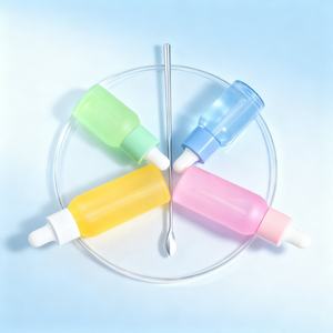 Flacon distributeur cosmétique en plastique PETG 30-80 ml avec bouchon à vis pour crème visage, sérum, lotion, et flacon compte-gouttes pour huile essentielle - Product Image 2