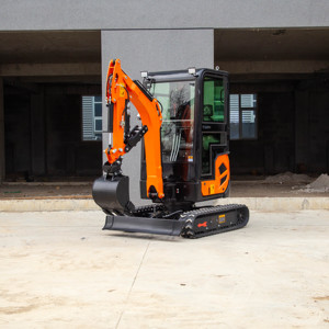 Frete Grátis Novo Escavador com Motor EPA Atacado Micro Escavador para Casa Escavadores da China Novo Escavador de Esteira Mini de 1,8 Toneladas - Product Image 1