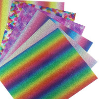 Muestra Gratis, Rollo de Vinilo Termotransferible HTV Coreano Multicolor con Brillo, en Oferta