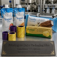Ruban de transfert thermique TTO violet pour le codage des produits chimiques quotidiens, le codage des sacs d'aliments surgelés, ruban TTO résistant aux produits chimiques