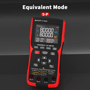เครื่องวัดมัลติมิเตอร์แบบดิจิตอล ZOYI DQ02 สำหรับวัดค่าความจุ ความเหนี่ยวนำ ความต้านทาน พร้อมฟังก์ชันปรับเทียบ ESR และทดสอบแบตเตอรี่ - Product Image 4