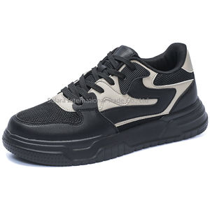 Zapatillas Deportivas de Verano para Hombre, Estilo Skateboarding, Planas, de Cuero Genuino y Malla, Tallas Grandes EU49/50 US15/16, Zapatos Casuales para Caminar - Product Image 3