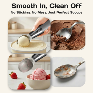 Cuillère à glace chauffante intelligente avec écran LED, outil de cuisine à chauffage rapide, cuillère à glace chauffante rechargeable - Product Image 5