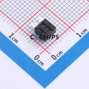 SMG-02B-H035A0 Tactile Switch Bent Lead Through Hole-3P,4.5x4.5mm Switch Single Pole Single Throw Round Button 2.5N 4.5mm - Product Image 2