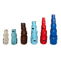 Ensemble promotionnel de 5 glacières robustes (4-7-15-30-60L) pour boissons glacées et aliments chauds – Lot de bacs isothermes