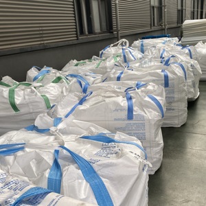 FIBC – grand sac en vrac super maxi, hdpe pp, polypropylène tissé, raphia, 1000kg, 1 tonne, fournisseur de bois d'ensilage - Product Image 1