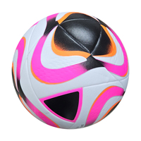 Nouveau modèle de ballon de football taille 5 pour match professionnel, ballon de football en cuir PU avec logo personnalisé