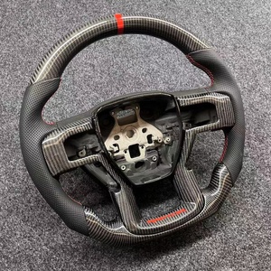 พวงมาลัยคาร์บอนไฟเบอร์สำหรับรถฟอร์ด แร็ปเตอร์ F150 F350 อะไหล่รถยนต์ขายส่ง - Product Image 2