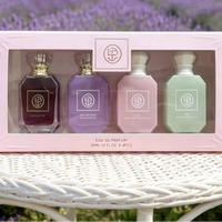 Mini Perfume en Spray para Mujer, 4x30ml, Eau de Parfum Original, Aroma Amaderado Árabe de Larga Duración, Set de Regalo en Tamaño Viaje, Superventas