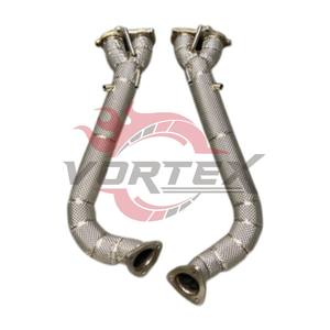 Vortex 304 Stainless Steel Long Tube Headers for Porsche 718 GT4 4.0L Flat-6 2020-2025 With Heat Shield Equal Length Design - Product Image 4