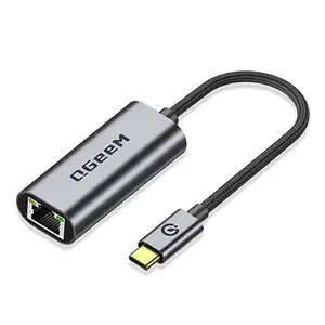 הקלד c כדי ethernet ג 'יגה בייט מתאם qgeem usb כדי rj45 רשת lan תואם עם thunderbolt 3 4 macboo k pro אוויר pro