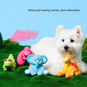 Nouveau design, jouet couineur pour chien, jouet à mordre pour animaux de compagnie, jouet en latex pour chien de taille moyenne et chiot - Product Image 3